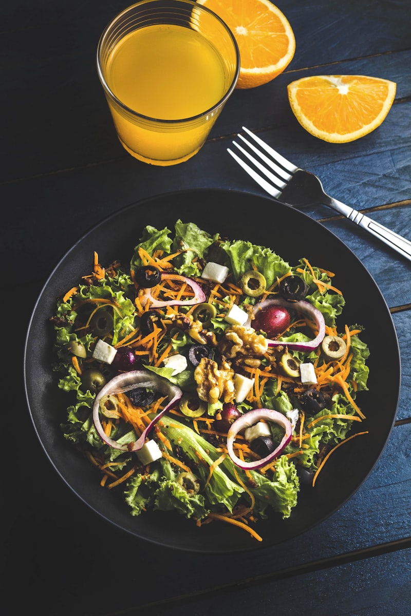 Colourful plant based bowl